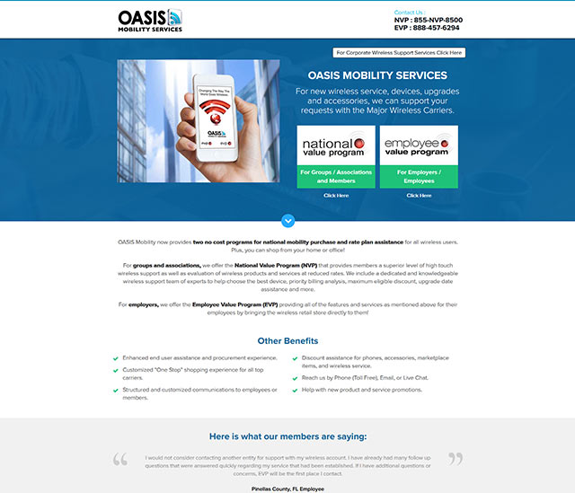 Wordpress website responsive design and development portfolio